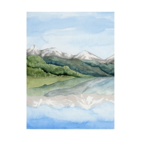 Grace Popp 'Mirror Lake I' Canvas Art,35x47